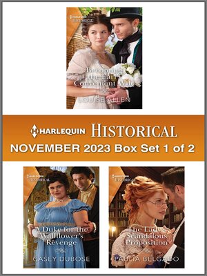 cover image of Harlequin Historical November 2023--Box Set 1 of 2